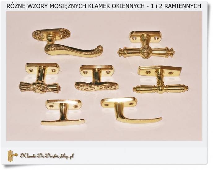 Różne wzory i modele stylowych klamek do okien